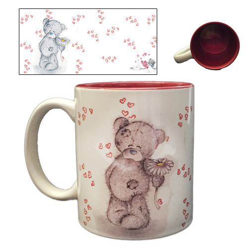 Чашка керамічна Ведмедик з ромашкою Київ - фото 1