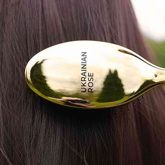 Щітка золотиста в коробці Ukrainian Rose Київ