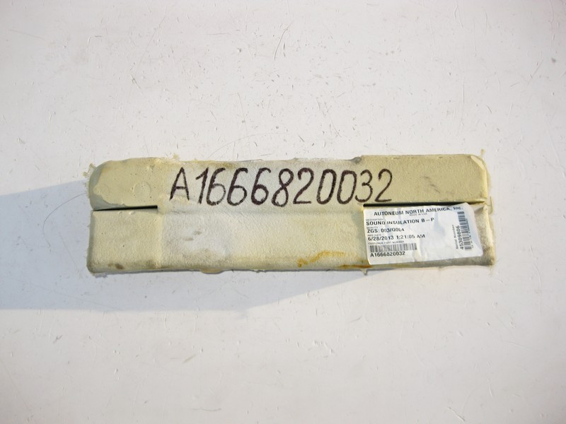 Mercedes-Benz  A1666820032 Шумоізоляція лівої стійки 'B' знизу ML GLE W166 GL GLS X166 Одеса - фото 1