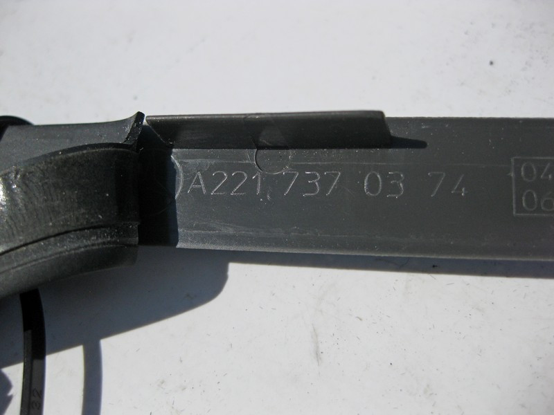 Mercedes-Benz  A2217370374 7G50 Захисна планка сонцезахисної шторки задніх лівих дверей задня частина S-Class W221 Одесса - изображение 3
