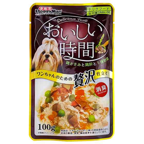 DoggyMan Low Fat Chicken & Liver ДОГГИМЕН КУРИЦА С ПЕЧЕНЬЮ в желе консервы для собак, влажный корм, пауч 100г Киев