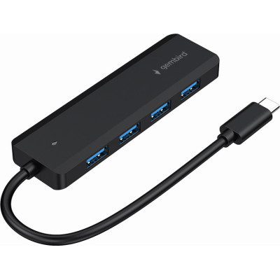 Концентратор Gembird 4 ports USB 3.1,USB-C, USB-C PD (UHB-CM-U3P4P-01) Вінниця - фото 2