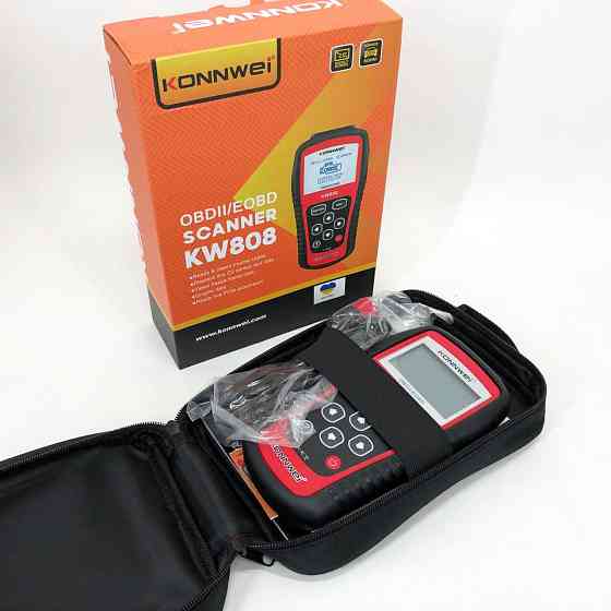 Тестер для діагностики автомобілів Konnwei KW808 OBD II/EOBD, Тестер діагностика, EW-765 Автомобільний сканер Київ