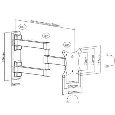 Кронштейн ITech LCD33B Вінниця