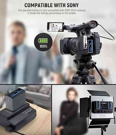 Комплект аккумуляторов Neewer TP-F970 7800 мАч — 2 батареи для камер. Харьков