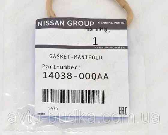 Прокладка впускного колектора Вгорі на Рено Логан 2 мотор 1.6 NISSAN (Оригінал) 1403800QAA Новий Розділ