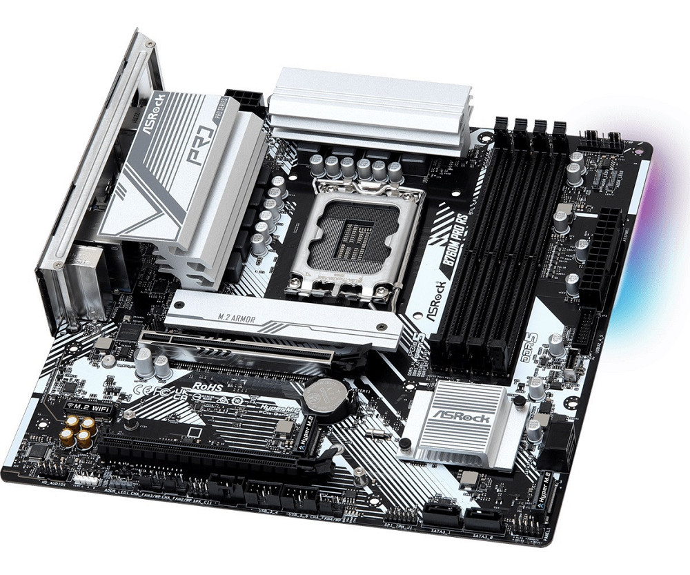 Материнська плата ASRock B760M Pro RS Socket 1700 ( без Bluetooth ) Харків - фото 4