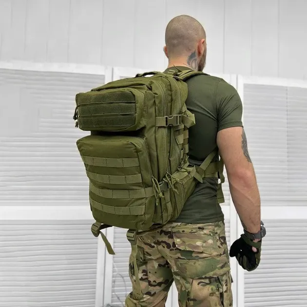 Рюкзак великий 48л. олива 55х35х22 см Одеса - фото 1