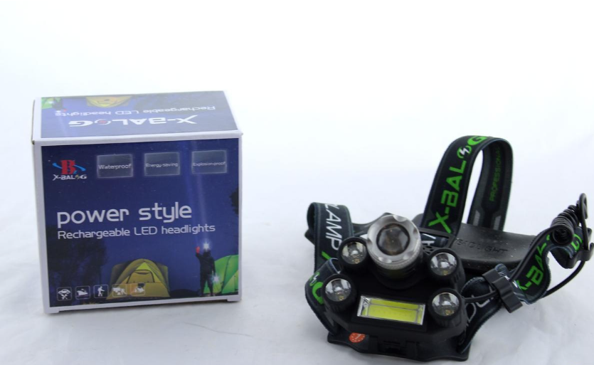 Ліхтарик налобний BAILONG BL-T64 COB, 2 акумулятори 18650, поворотна головка, 6 режимів роботи 4101 Одеса - фото 7