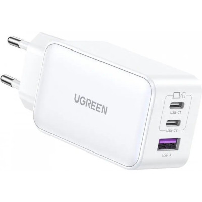 Зарядное устройство Ugreen 1xUSB + 2xUSB-C 65W GaN CD244 white (15334) Винница - изображение 2