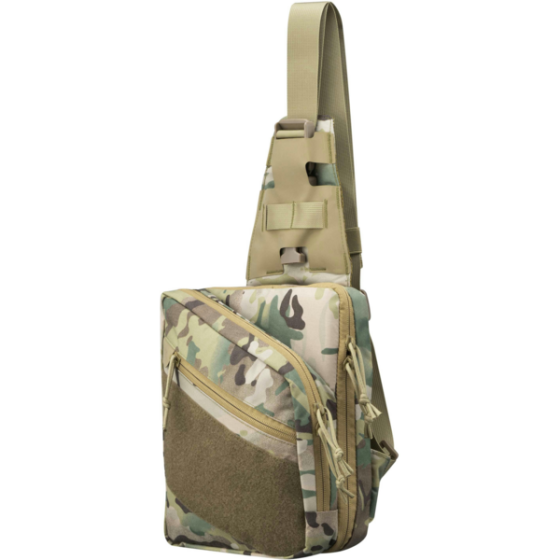 Сумка-слинг 2Е Tactical, быстрое открывание, 4 отсека, камуфляж (2E-TSBQO4C-MC) Киев