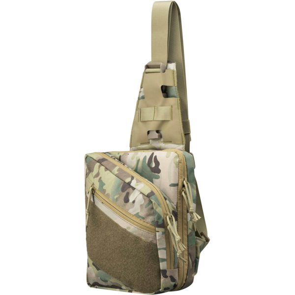 Сумка-слинг 2Е Tactical, быстрое открывание, 4 отсека, камуфляж (2E-TSBQO4C-MC) Киев - изображение 1