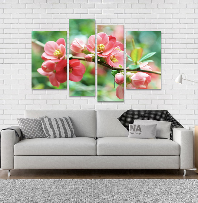 Модульная картина Цветы Весна Art-80_4 Киев - изображение 2