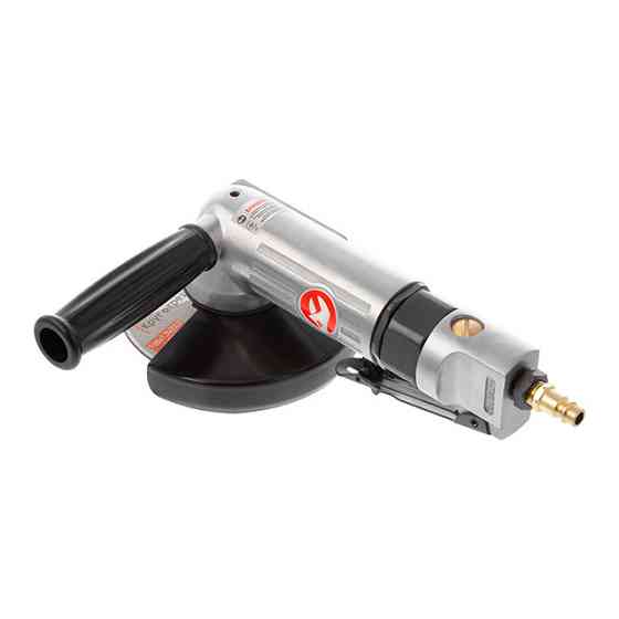 Шліфмашина кутова пневматична, 115 мм, до 6 атм, 11000 об/хв, 140 л/хв INTERTOOL PT-1201 Київ