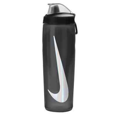 Бутылка для воды Nike Refuel Bottle Locking Lid 24 OZ антрацит, чорний, сріблястий 709 мл N.100.7668.054.24 (887791747556) Винница