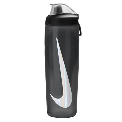 Пляшка для води Nike Refuel Bottle Locking Lid 24 OZ антрацит, чорний, сріблястий 709 мл N.100.7668.054.24 (887791747556) Вінниця - фото 1