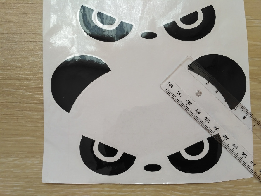 Наклейки на авто Панда Черная на зеркала заднего в Киев - изображение 5