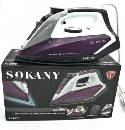Електрична праска зі знімним баком Sokany AJ-2078 Вінниця - фото 1