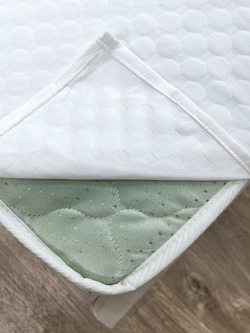 Ecotton Наматрацник Aqua-stop Ecotton Jaсquard 180х200 см водонепроникний жакардовий з резинкою Коломыя - изображение 7