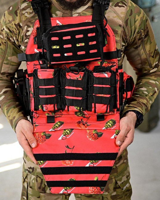 Плитоноска 4 быстрых сброса с напашником NETFLIX RUN   ПП4637 Одесса - изображение 5