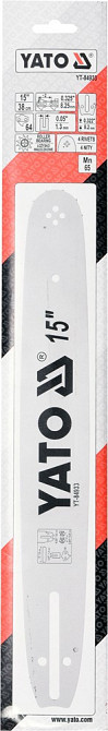 Шина направляющая для пилы YATO 15