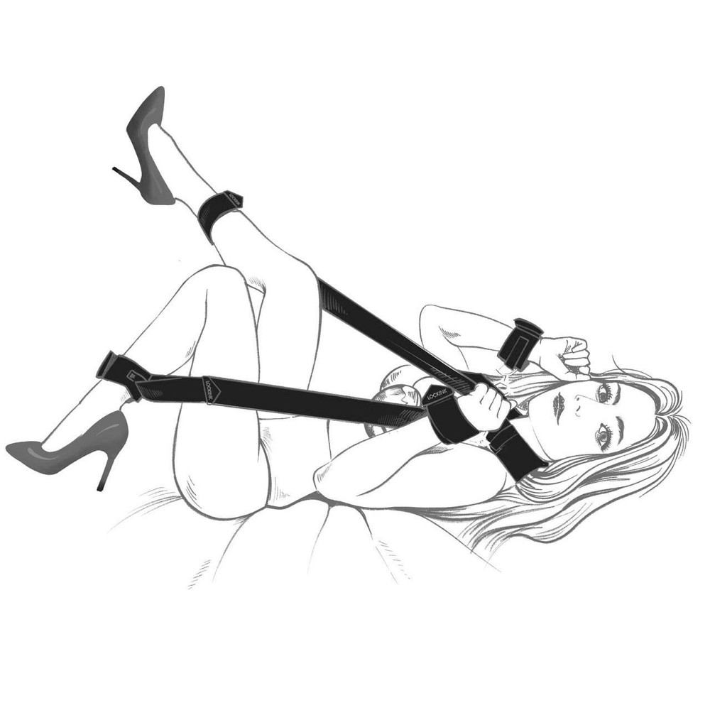 Фіксатор для ніг LOCKINK Leg Spreader Strap Sex Aura Київ - фото 7