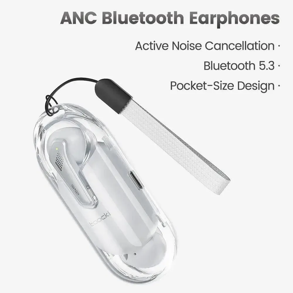 Бездротові навушники із чудовим звуком Toocki H69 Bluetooth 5.3 HIFI Stereo Запоріжжя - фото 5
