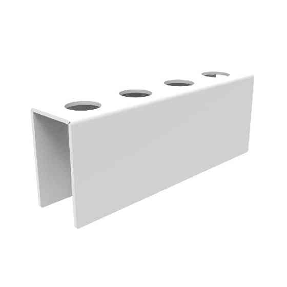 Подставка EKOSTAR для вафельного рожка на 4шт. Белая. Акрил 3 мм Киев