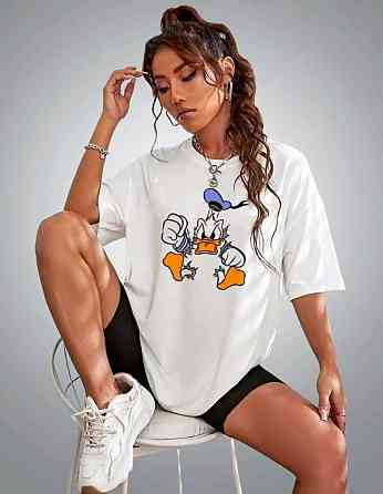 Футболка жіноча з принтом  44 Біла 2634324795 Дніпро