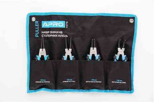 Набір знімачів стопорних кілець 175 мм 4 шт Puller APRO Харків