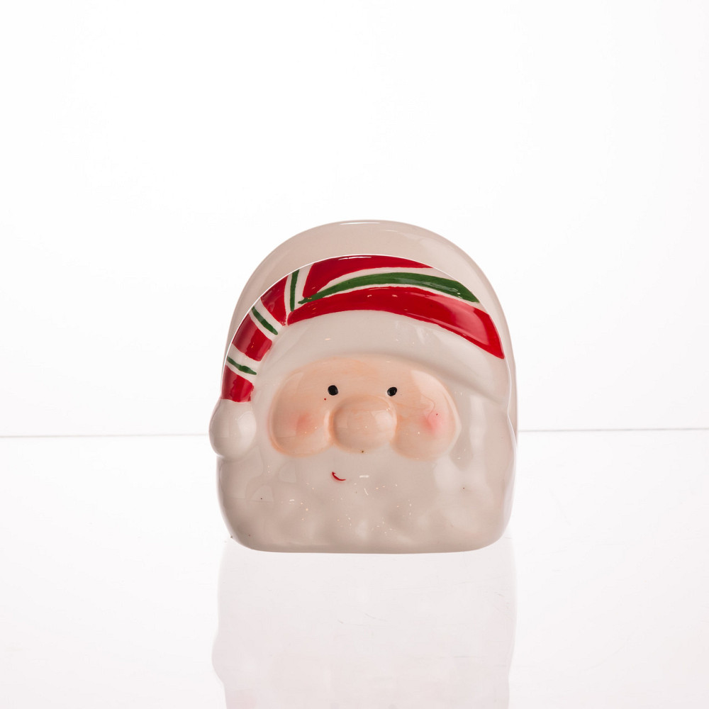 Yiwu Серветниця на стіл Santa Ø15 см порцелянова CR-1-37 Коломия - фото 1