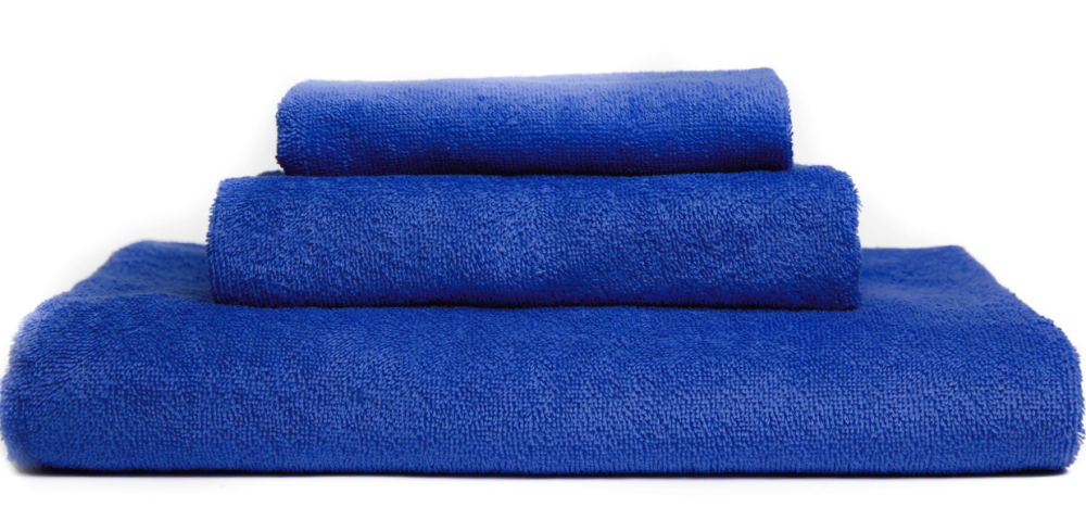 Рушник однотонний Ideal Textile 70х140 см 400 г/м2 синій (56860930) Чернівці - фото 3