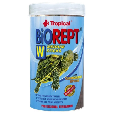 Корм для черепах Tropical Biorept W для земноводных и водных черепах 250 мл/75 г (5900469113646) Винница - изображение 1