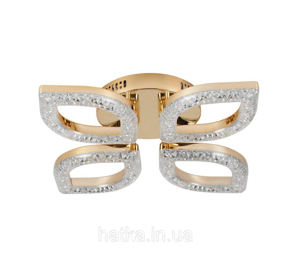 Люстра світлодіодна акрілова Sirius 2721/4 GD 40W*2 Київ - фото 2