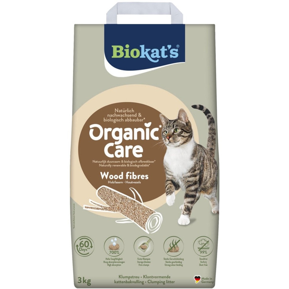 Наповнювач деревний Biokats для котячого туалету Organic Care 8л/3кг Киев - изображение 7