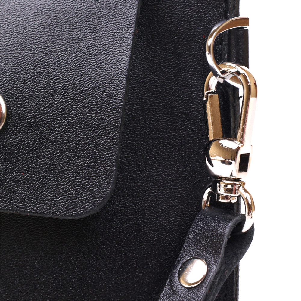 Кожаная тревел-косметичка Shvigel 16420 унисекс Черный Киев - изображение 6