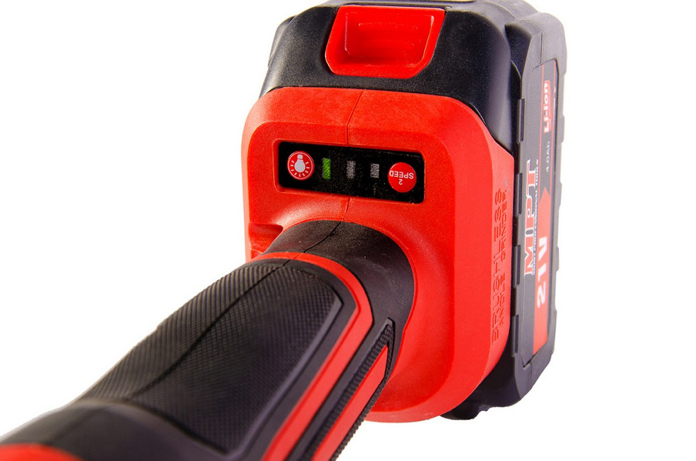 MPT Машина кутошліфувальна MPT акумуляторна 100 мм 21V Li-ion 2 АКБ 4 А·год 2 швид пластиковий Коломыя - изображение 5