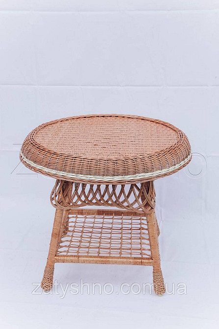 Стол из лозы журнальный Киев - изображение 3