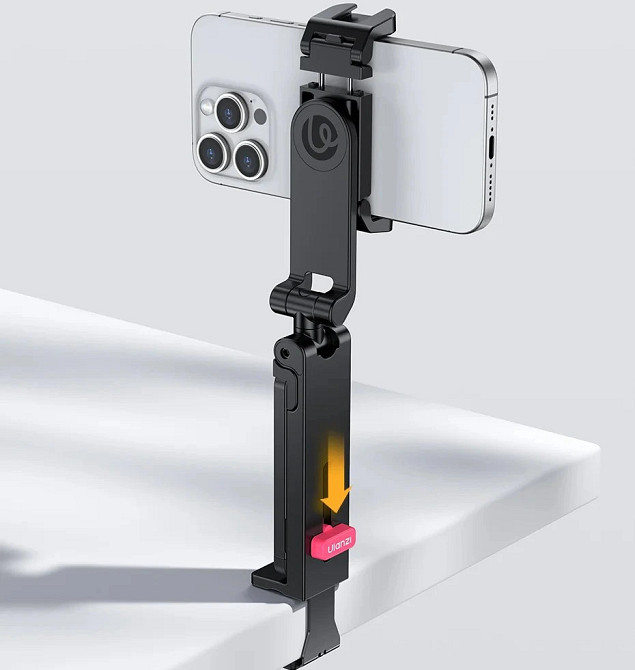 Держатель для телефона штатив с крепления к столу дорожного чемодана Ulanzi MA88 Киев - изображение 8