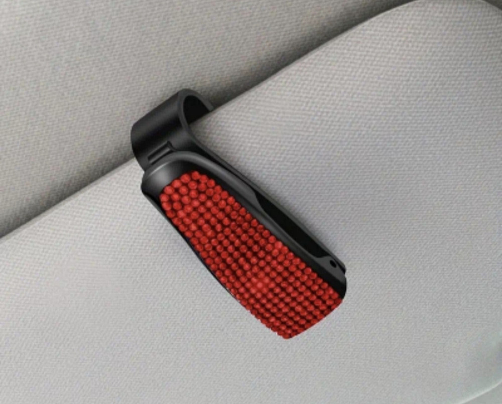 Тримач-кліпса для окулярів в авто Червоний Смела - изображение 1