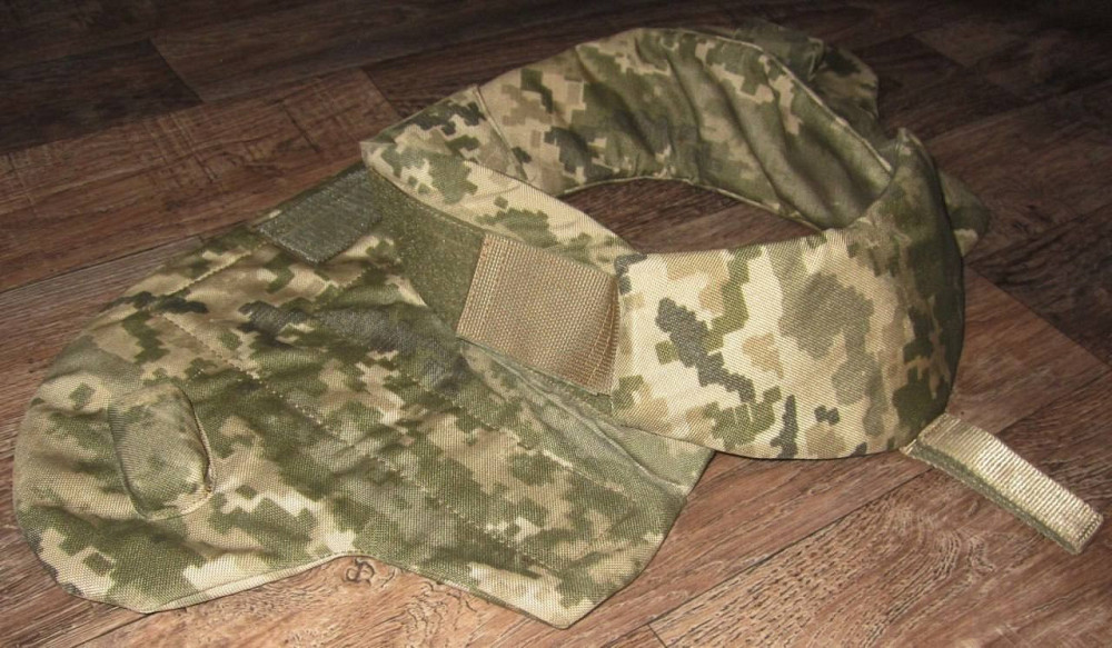 Тактический комплект защиты плитоноска + защита шеи + боковые плиты 0.6 кг Корсар Темп 3000 4 класс (Пиксель) Винница - изображение 3