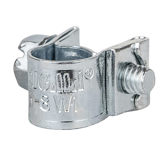 Хомут силовий оцинкований Mini 9 мм Ø 6-8 мм 50 шт. SIGMA (2507521) Київ - фото 2