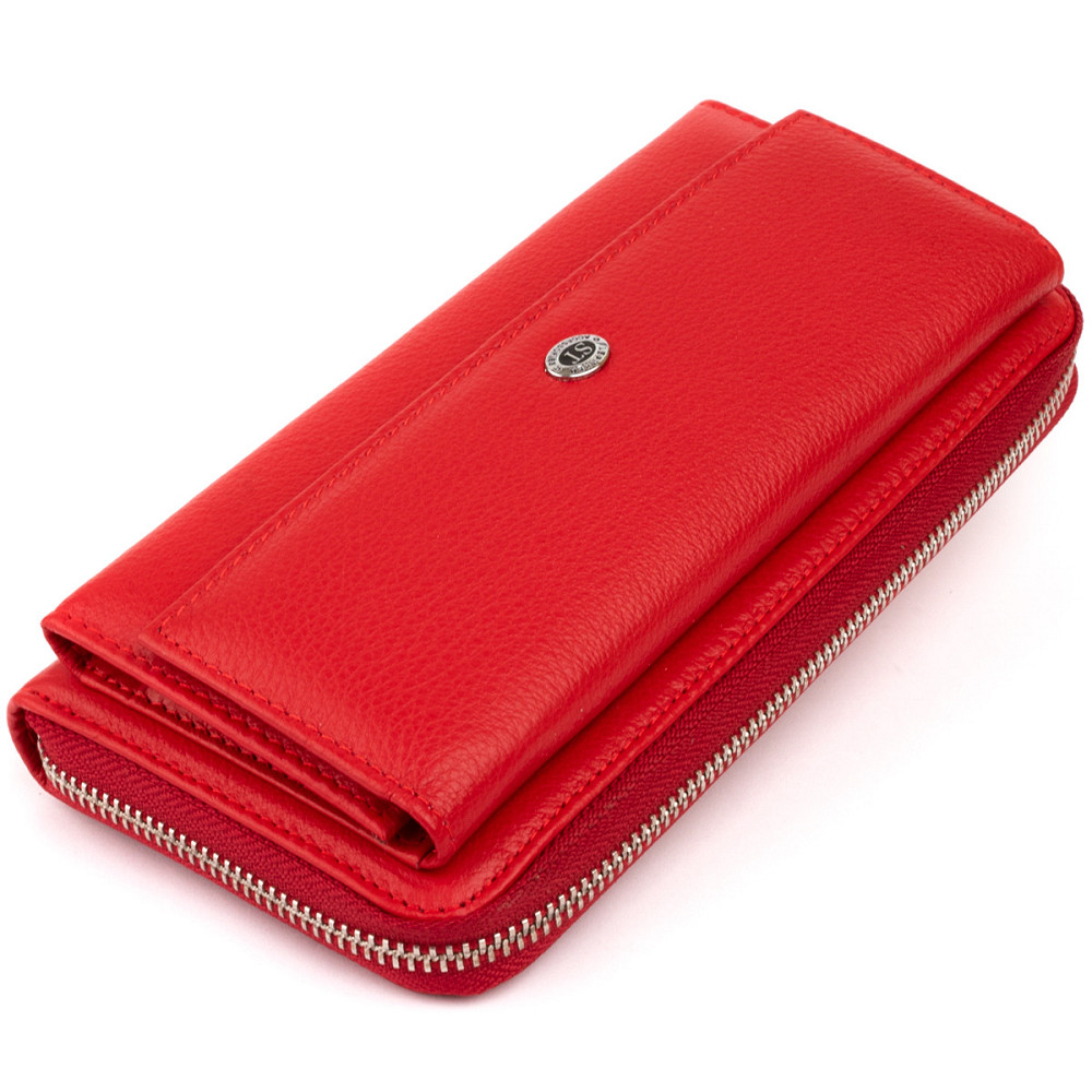 Гаманець жіночий Червоний (ST Leather) Київ - фото 15