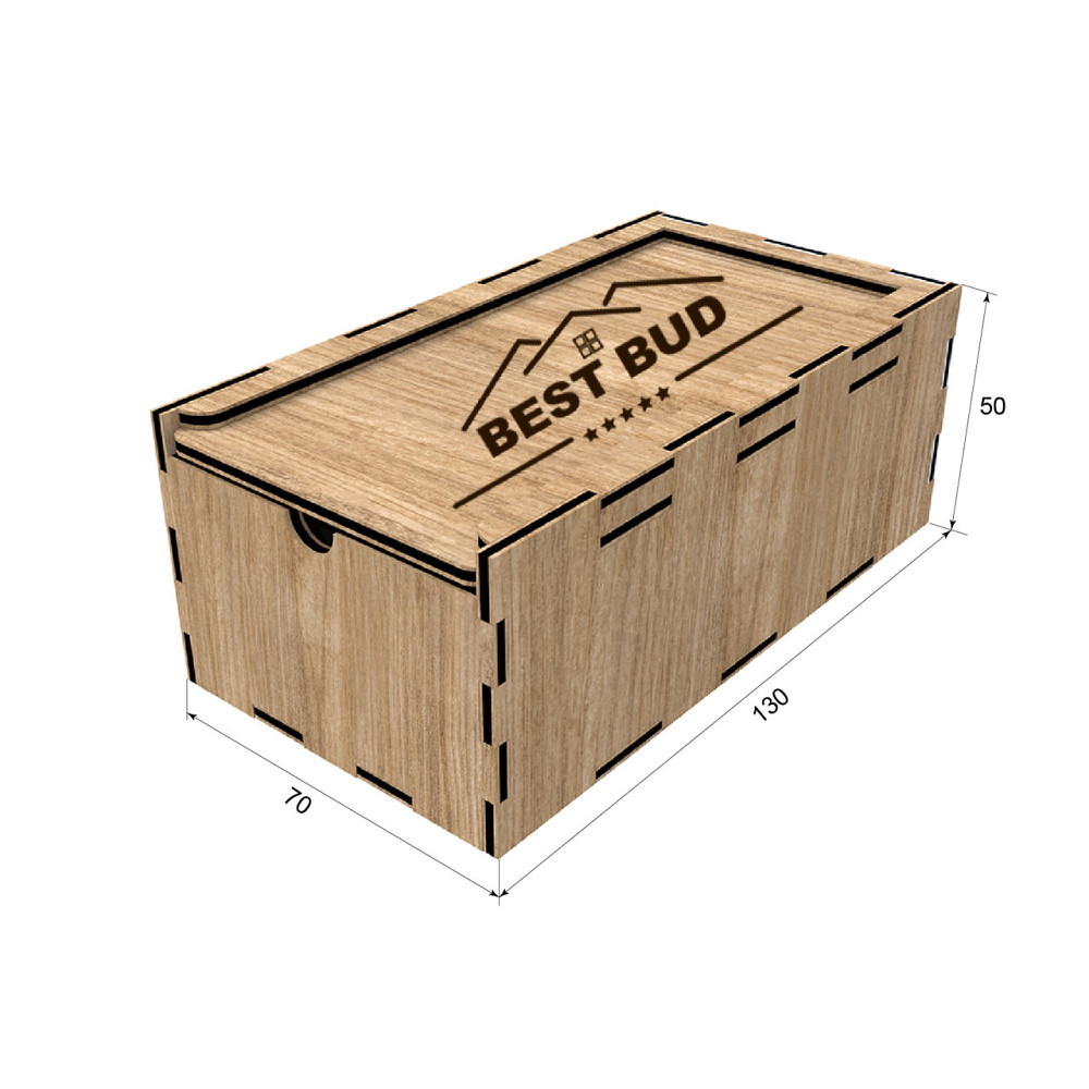 Коробка EKOSTAR з фанери 130х70х50 Київ - фото 2