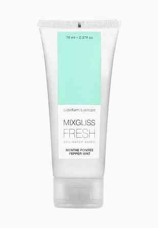 Лубрикант на водній основі MixGliss FRESH Pepper mint (70 мл) перцева м’ята Sex Aura Київ