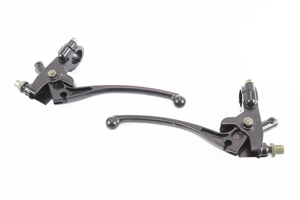 Важелі керма лівий, правий з кріпленням під дзеркало, к-кт 2шт (М10 права) МОТО CG / CB Київ - фото 2