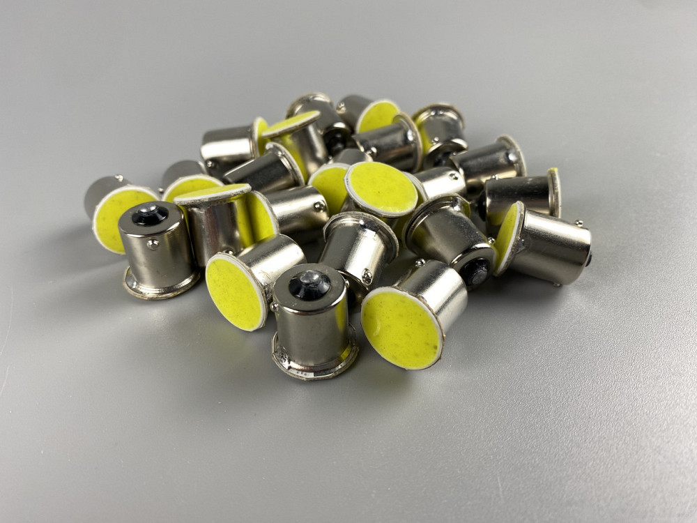 Автомобільна світлодіодна лампа LED габаритних вогнів/панелі приладів 12V COB сhip цоколь 1156 BA15s Мукачево - фото 4