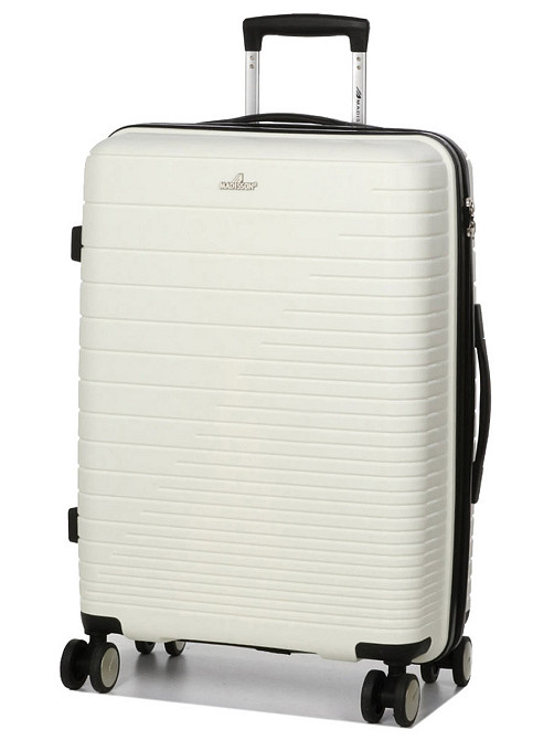 Чемодан полипропиленовый SNOWBALL MADISSON 33703 средний 66 см белый Киев - изображение 11