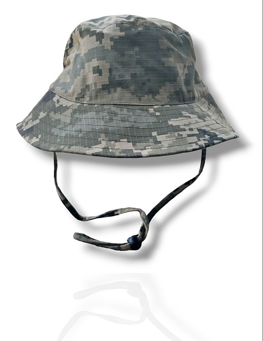 Панама чоловіча тактична маскувальна чоловіча піксель + сітка від коморів Одеса - фото 2