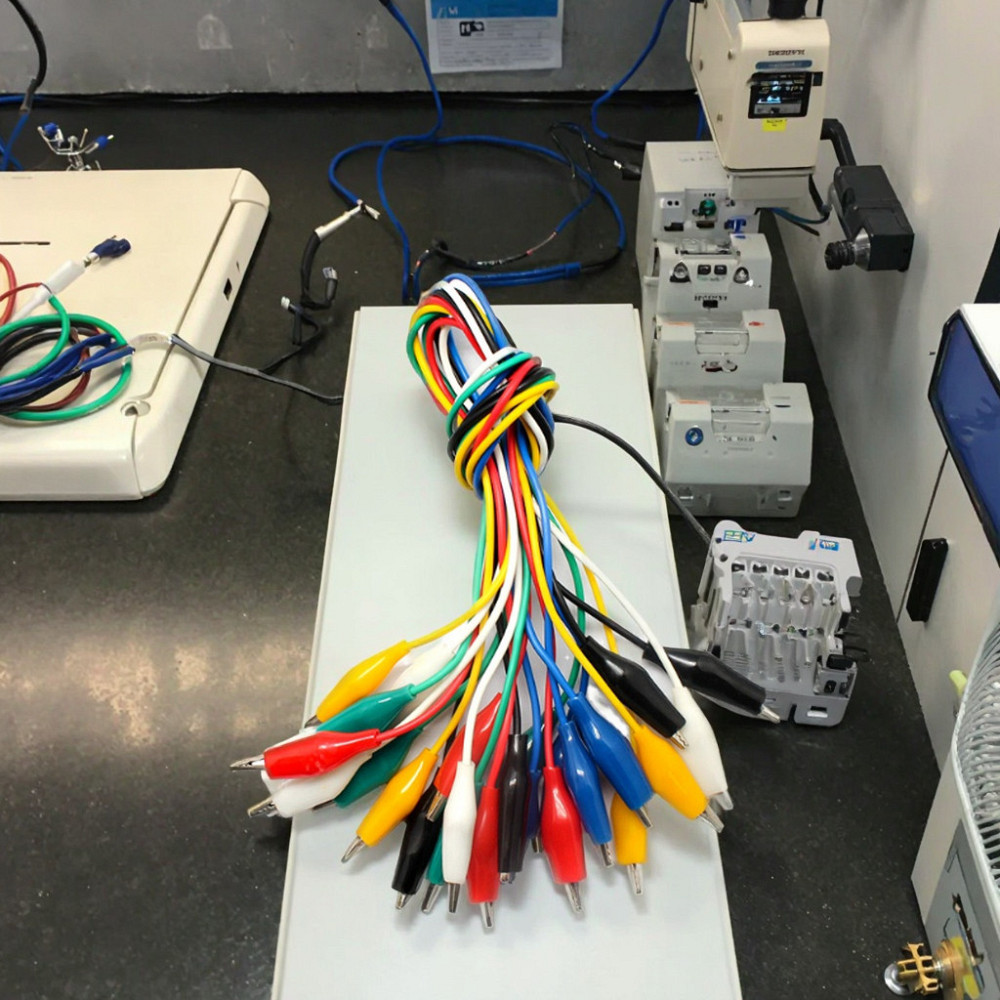 Зажими-крокодили ізоляційні 48 см, 10 шт для тестування Київ - фото 2